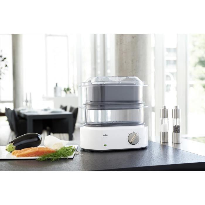 Garų puodas Braun FS 5100 balta IdentityCollection