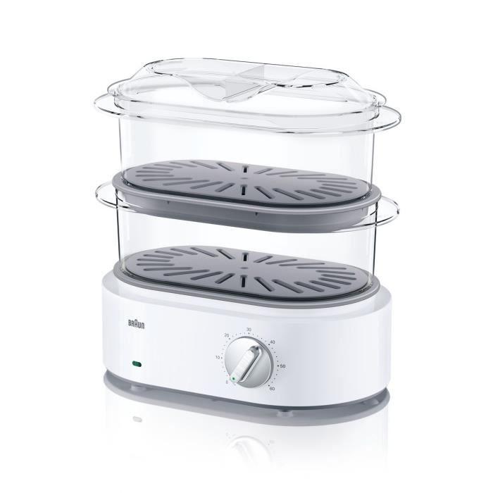 Garų puodas Braun FS 5100 balta IdentityCollection
