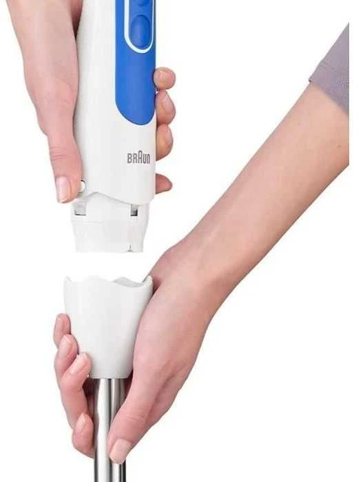 Braun MQ 3000 WH Smoothie+ 0,6 L Panardinamas maišytuvas Mėlyna, Balta 700 W