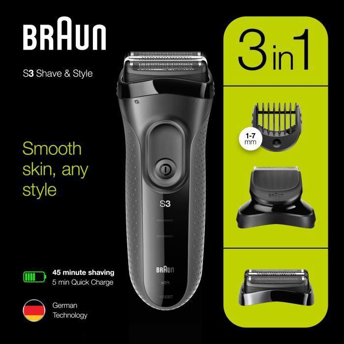 Barzdaskutė BRAUN 3000BT 3in1