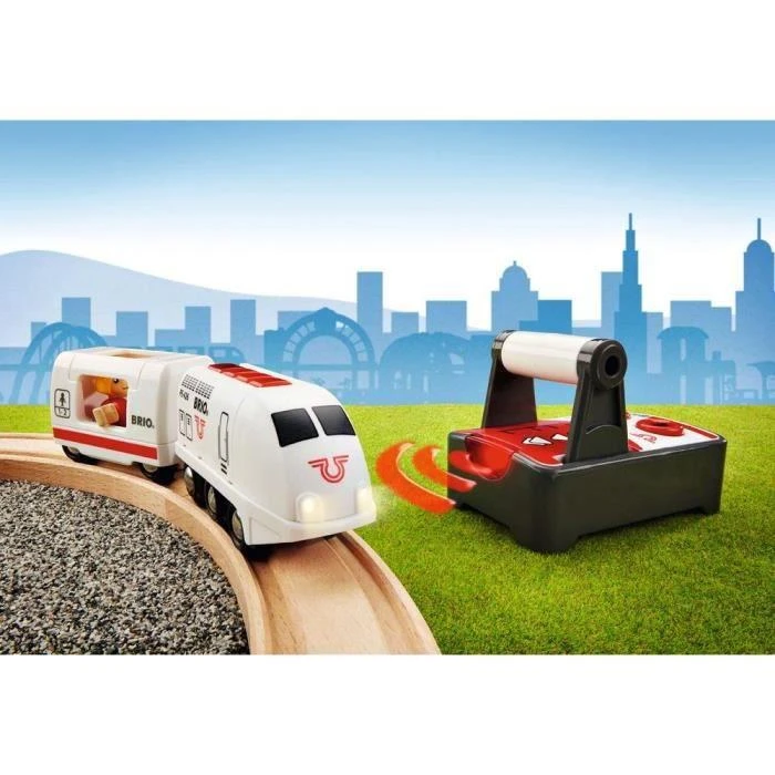 Ravensburger BRIO RAILWAY RC Valdomas kelionių traukinys, 33510