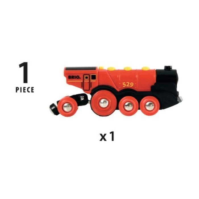 Ravensburger Brio geležinkelis BRIO garvežys Mighty Raudona, raudonas, 33592 (Atnaujinta)
