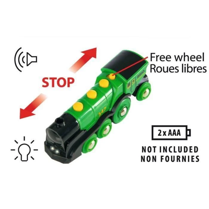 Ravensburger Brio Geležinkelis BRIO didelis garvežys, žalias 33593
