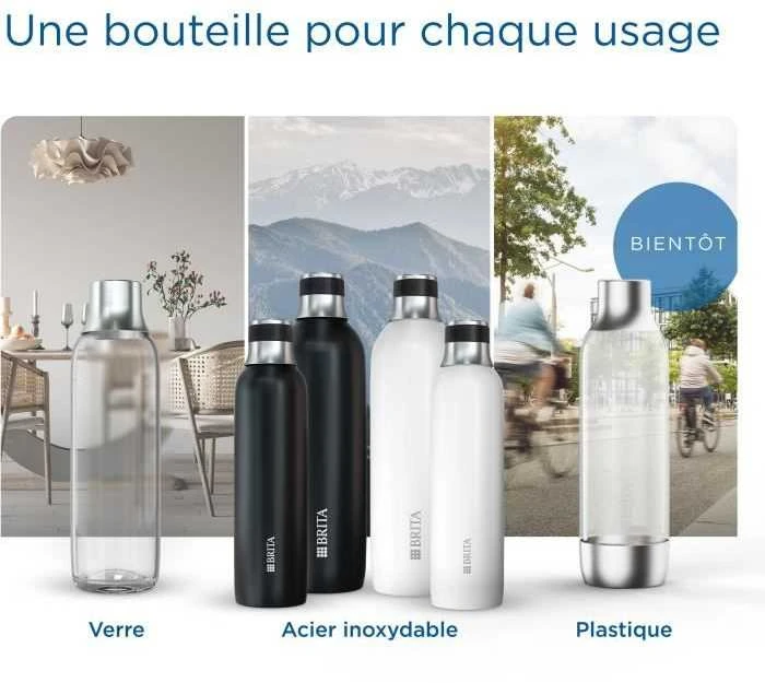 Brita sodaTRIO bottle (0.65 l; juodas)