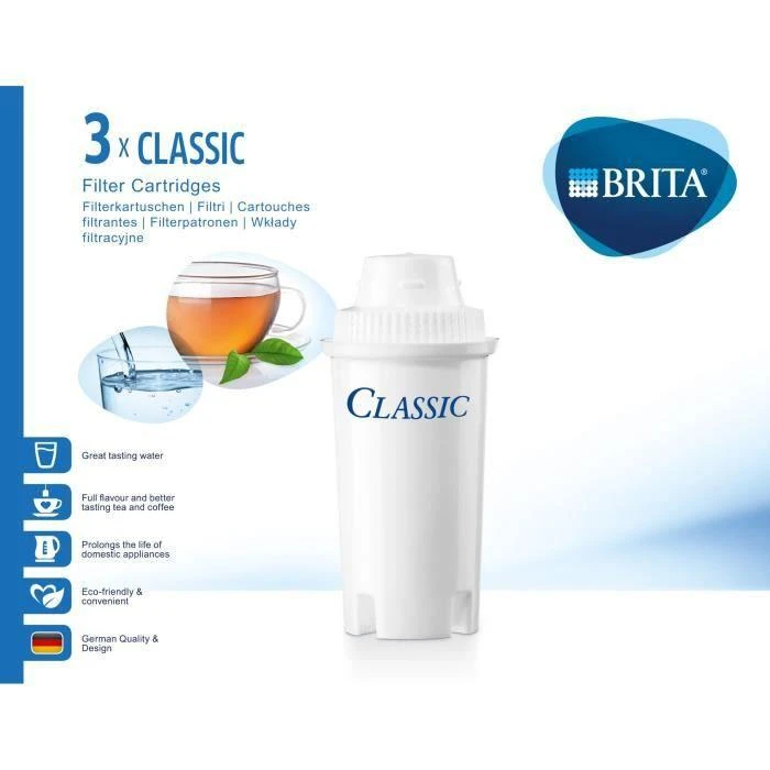 Brita Classic 3-Pack Kasetė 3 vnt