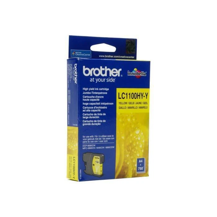 BROTHER LC-1100Y TONERIS Geltonas 325P