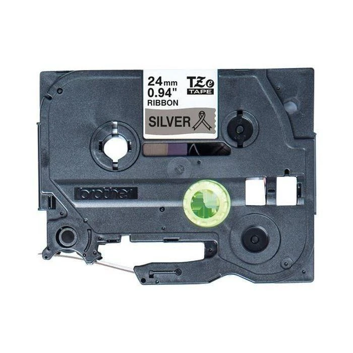 Brother TZE-R951 TAPE 24MM/Sidabrinis ON Juodas