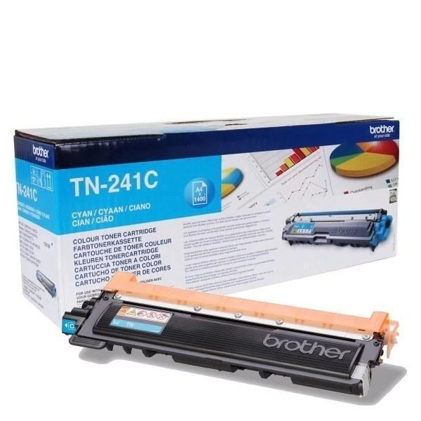 BROTHER TN-241C TONERIS CYAN 1400P