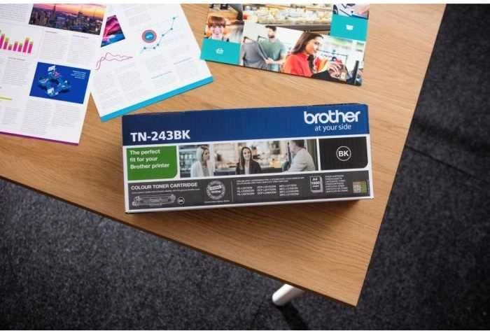 BROTHER TN-243BK Juodas Tonerio Kasetė, Išeiga 1000 Puslapių