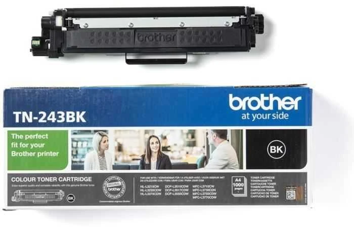 BROTHER TN-243BK Juodas Tonerio Kasetė, Išeiga 1000 Puslapių