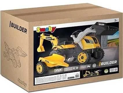 Smoby Builder Max Pedal traktorius su priekaba