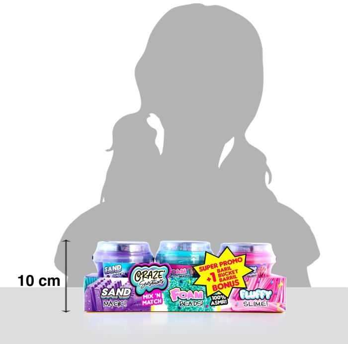 „Canal Toys“ „MIX & MATCH Sensations“ – 2 statinės + 1 premija