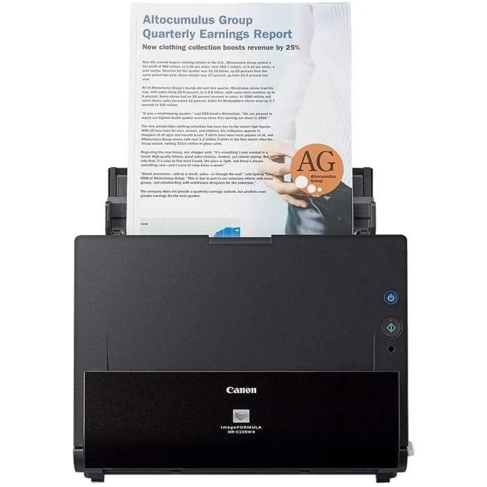 Canon imageFORMULA DR-C225 II 600 x 600 DPI ADF + mechaninio padavimo skeneris Juoda A4
