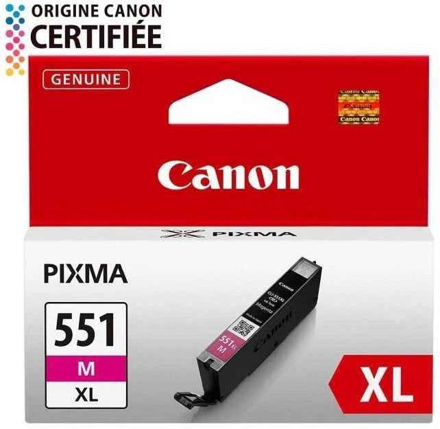 CANON 1LB CLI-551XLM rašalo kasetė purpurinė didelės talpos 680 puslapių 1 pakuotė XL