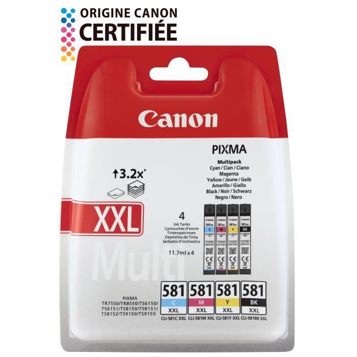 Canon CLI-581 C/M/Y/BK XXL rašalo kasetė, sudėtinė pakuotė