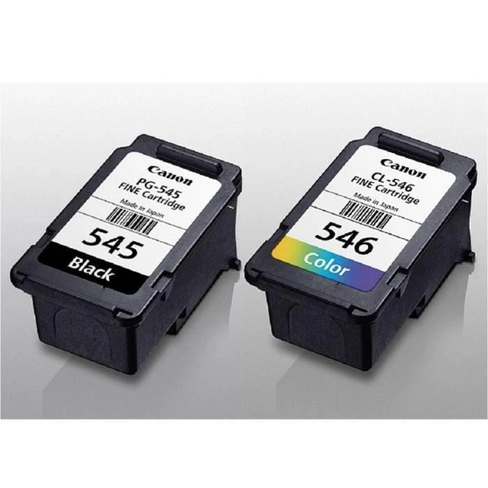 CANON 1LB PG-545 / CL-546 rašalo kasetė juodas ir spalva standartinė talpa bk: 180p cl: 180p 2 pakuočių lizdinė plokštelė be signalizacijos