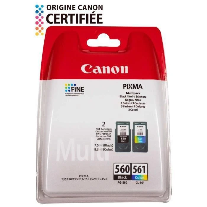 Canon 3713C006 rašalo kasetė Originalus Juoda, Žydras, Rausvai raudona, Geltona 2 vnt