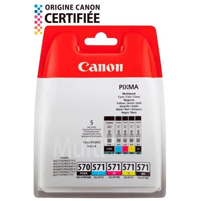 CANON 1LB PGI-570/CLI-571 PGBK/C/M/Y/BK MULTI BL būti SEC