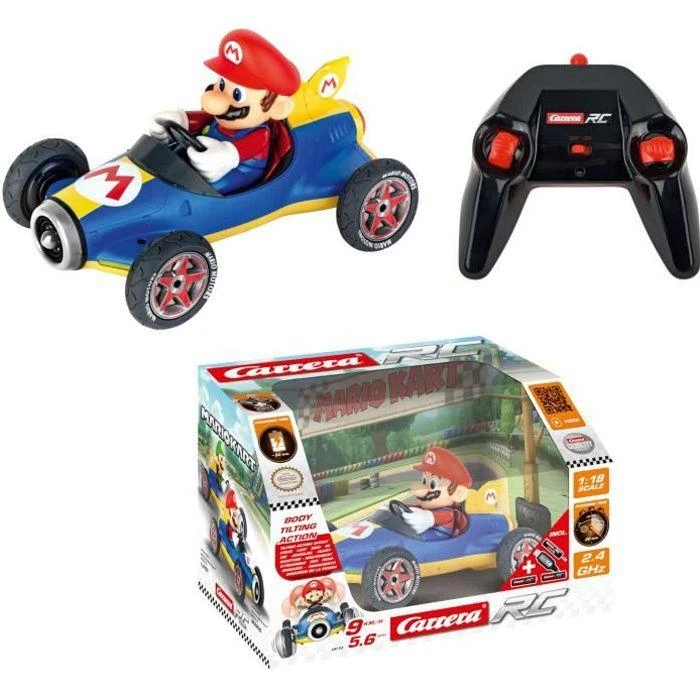 Carrera Mario Kart nuotolinio valdymo automobilis