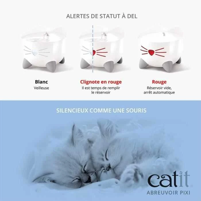 Catit PixI katė fontanas, šviesiai mėlyna, 2,5 l, 22x22x19.5 cm
