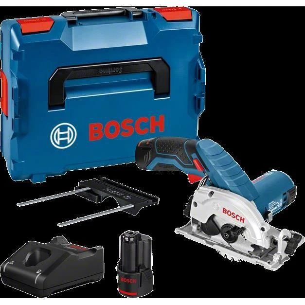 Akumuliatorinis diskinis pjūklas Bosch GKS 12V-26, LB 2x3.0, 12V-40