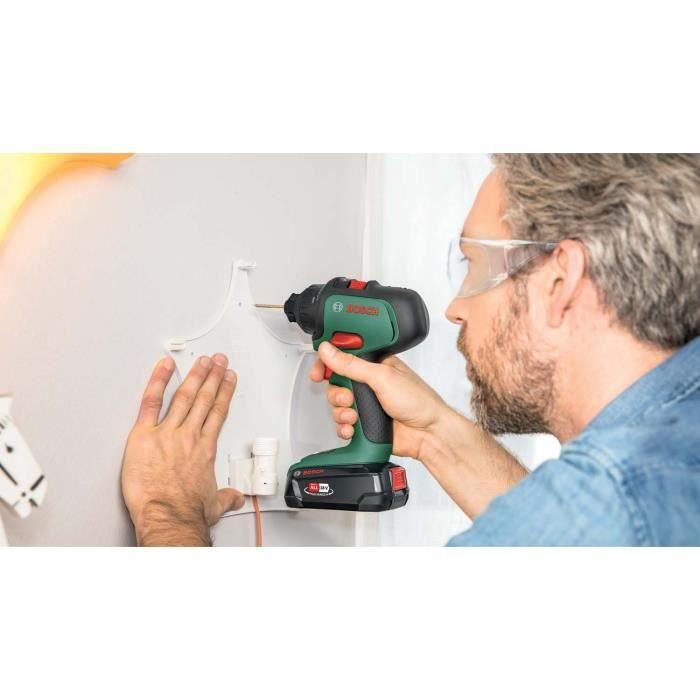 Bosch AdvancedDrill 18 su 2x 2,5Ah akumuliatoriais, įkrovikliu, dėklu