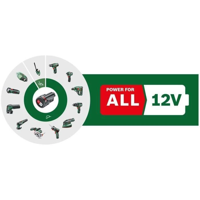 Bosch EasyDrill 1200 (1x1,5 akumuliatorius) Akumuliatorinis dviejų greičių gręžtuvas - suktuvas