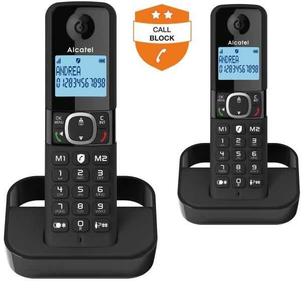 Belaidis telefonas Alcatel F860 DUO EU Juoda