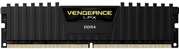 RAM CORSAIR DDR4 2666MHz 8GB 1x8GB 288 DIMM Be buferio 16-18-18-35 Vengeance LPX Juodas Šilumos skirstytuvas 1.2V XMP2.0