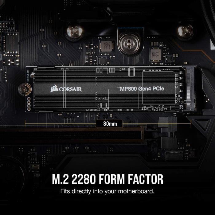 Corsair MP600 PRO LPX NVMe SSD su aušintuvu skirtas PC/PS5 2TB