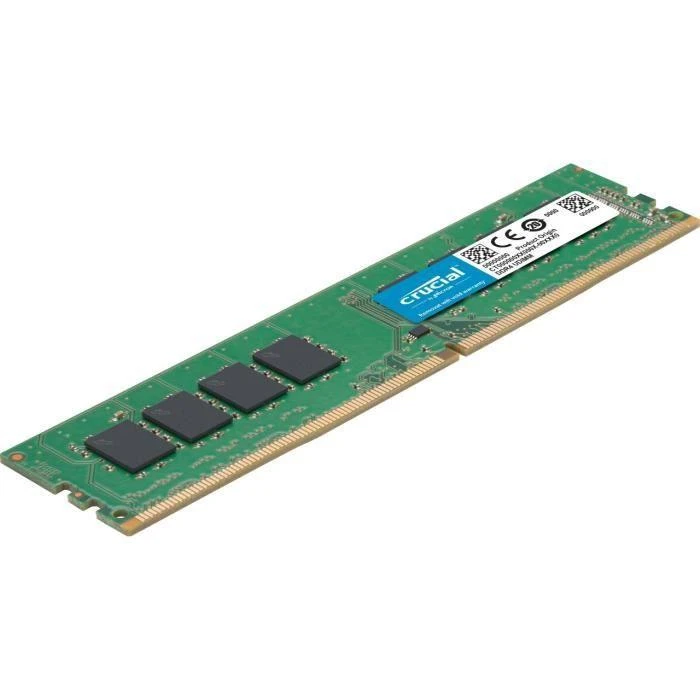RAM „Crucial“ 16 GB, DDR4, 2400 MHz, asmeninis/serveris, registracijos Nr., ECC Nr.