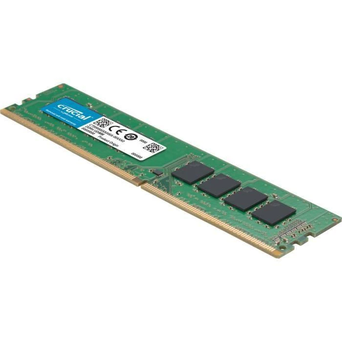 RAM „Crucial“ 16 GB, DDR4, 2400 MHz, asmeninis/serveris, registracijos Nr., ECC Nr.