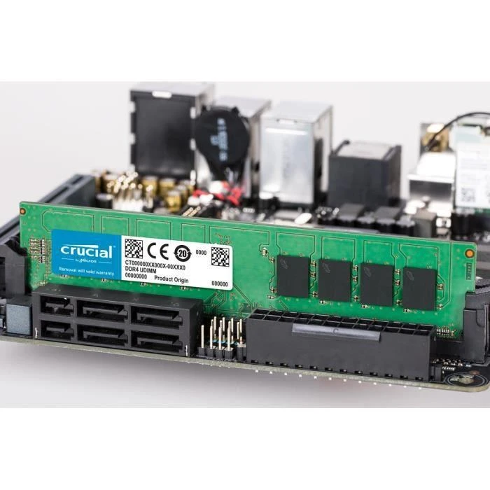 RAM „Crucial“ 16 GB, DDR4, 2400 MHz, asmeninis/serveris, registracijos Nr., ECC Nr.
