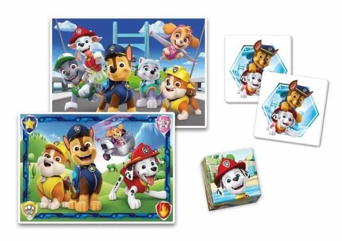 Clementoni Dėlionė Paw Patrol Edukit 4in1