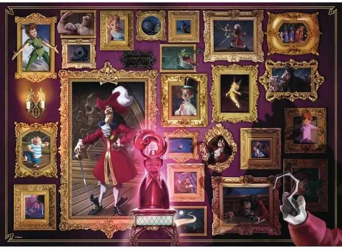 Ravensburger "Villainous" Dėlionė 1000 vnt. - Kapitonas Kablys