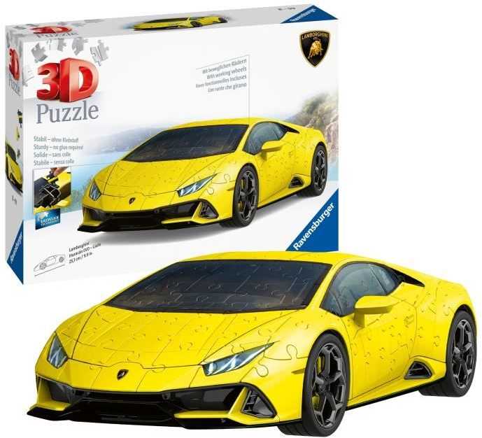Ravensburger 3D Dėlionė 156 vnt. - Geltonas Lamborghini