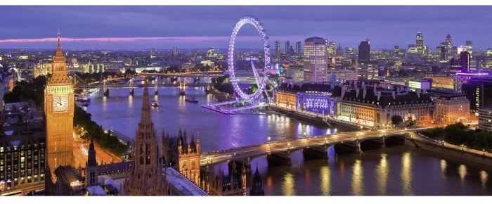 Ravensburger "Panorama" Dėlionė 1000 vnt. - Naktinis Londonas