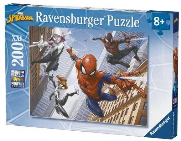 Ravensburger dėlionė „Marvel Žmogus-voras ir draugai“, 200 XXL det., nuo 8 m.