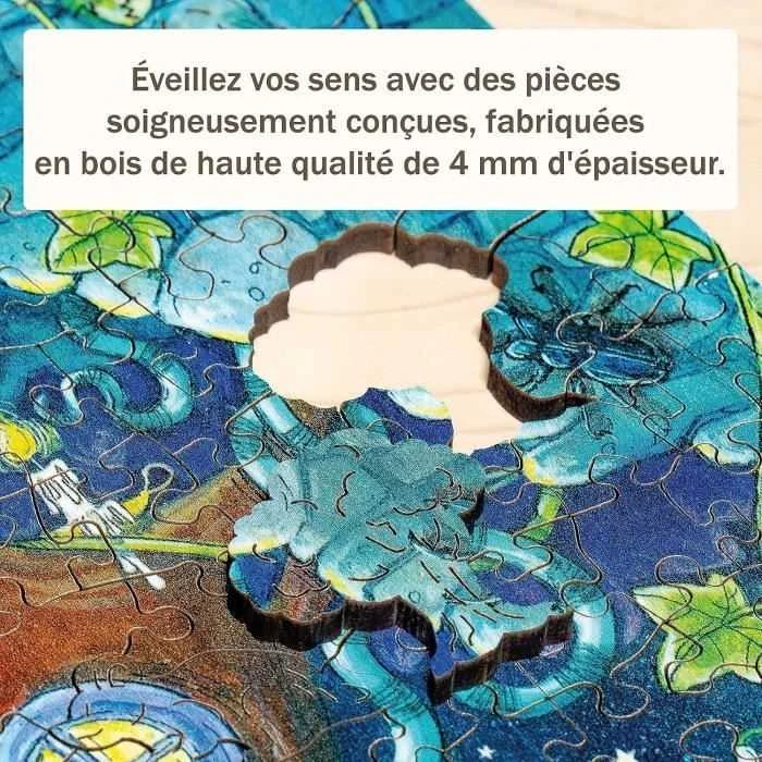 Ravensburger Medinė dėlionė 500 vnt. - Magiškas miškas