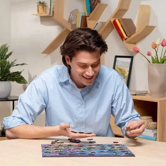 Ravensburger Medinė dėlionė 500 vnt. - Magiškas miškas