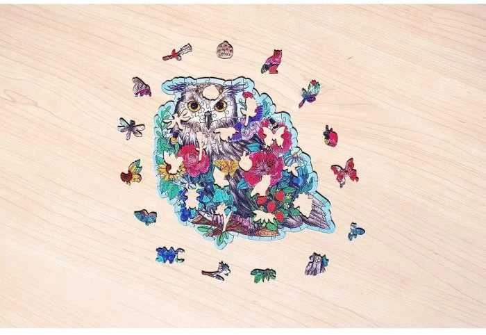 Ravensburger Medinė dėlionė 150 vnt. - Pelėda