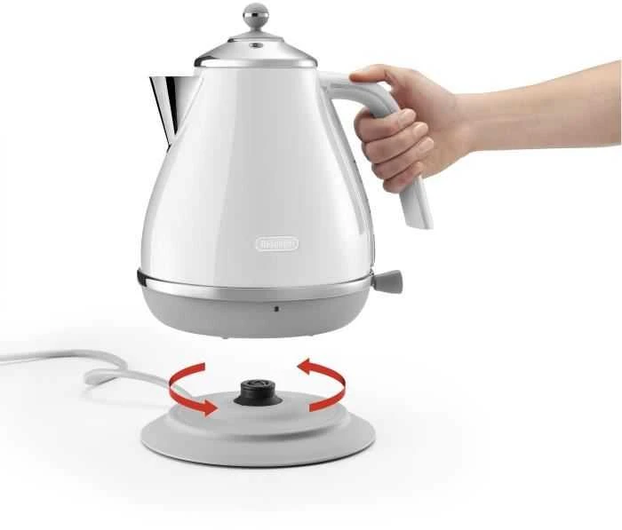 Elektrinis virdulys DeLonghi Icona Capitals 2000 W, baltas (KBOC2001.W)