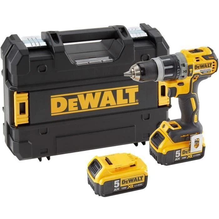 DEWALT smūginis gręžtuvas suktuvas DCD796P2, 70Nm, 2x5.0Ah