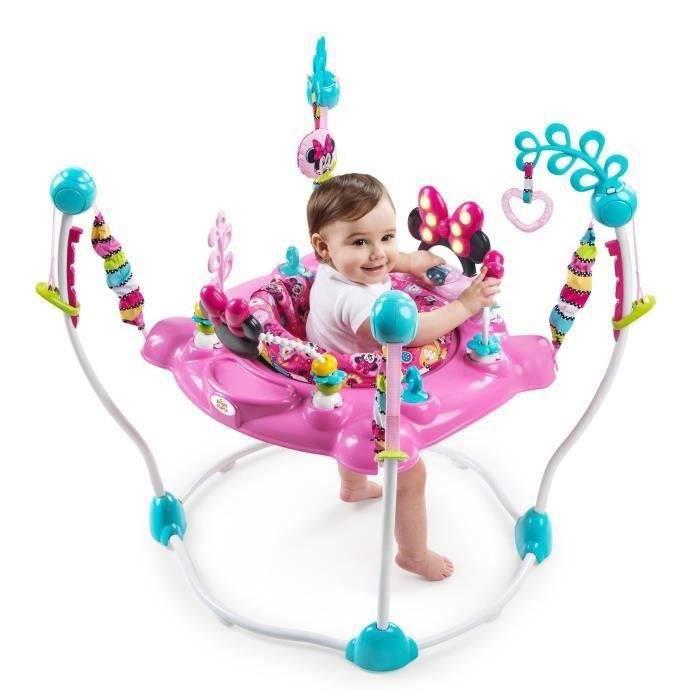 Bright Stars Disney Kūdikio kėdutė Minnie Mouse, rožinė K10299