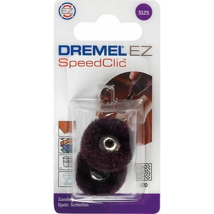 Dremel smulkus baigiamojo šlif. diskas D=25,0, 2 vnt.