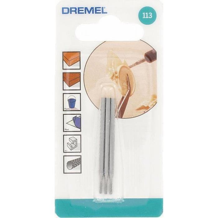 Dremel Bosch 113 Freza graviravimui, D=1,6 mm, 3 vnt.