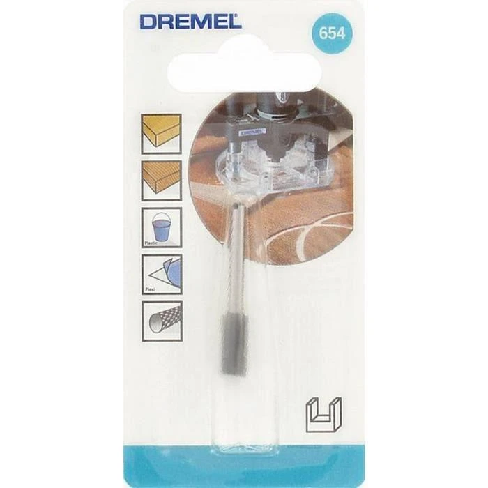 Dremel Bosch 654 HSS freza D=6,4 mm, 1 vnt.