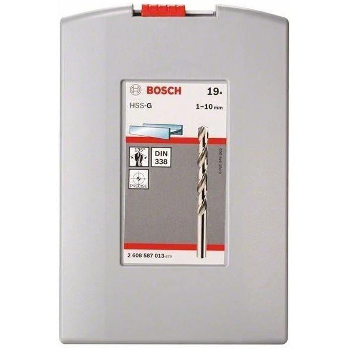 Grąžtas Bosch 19 HSS-G grąžtų komplektas metalui