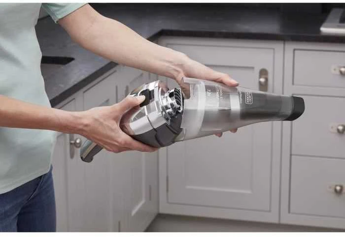 Black & Decker Juodas & Decker Juodas & DECKER | Dulkių siurblys | NVC220WC-QW | Belaidis veikimas | Rankena | 7,2 V | Pilkas