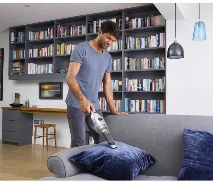 Black & Decker Juodas & Decker Juodas & DECKER | Dulkių siurblys | NVC220WC-QW | Belaidis veikimas | Rankena | 7,2 V | Pilkas